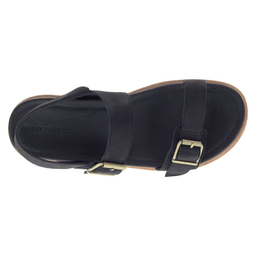 Sandales Merrell Juno Buckle Backstrap Noir Femme | L.P.JIUD